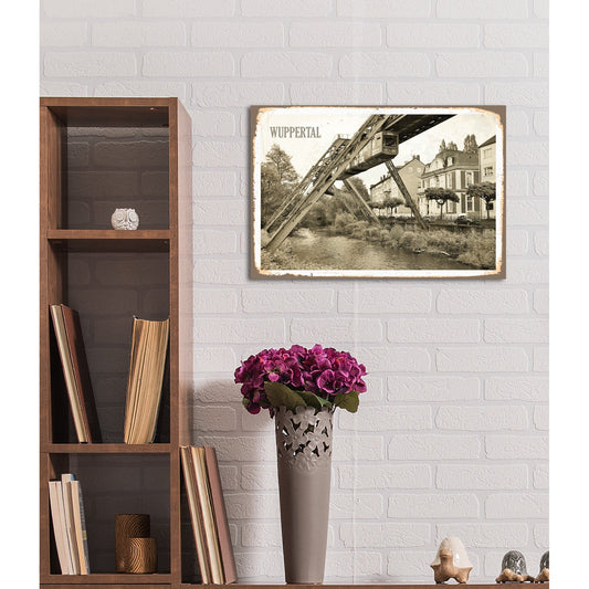 Blechschild - Wuppertal Wohnbeispiel