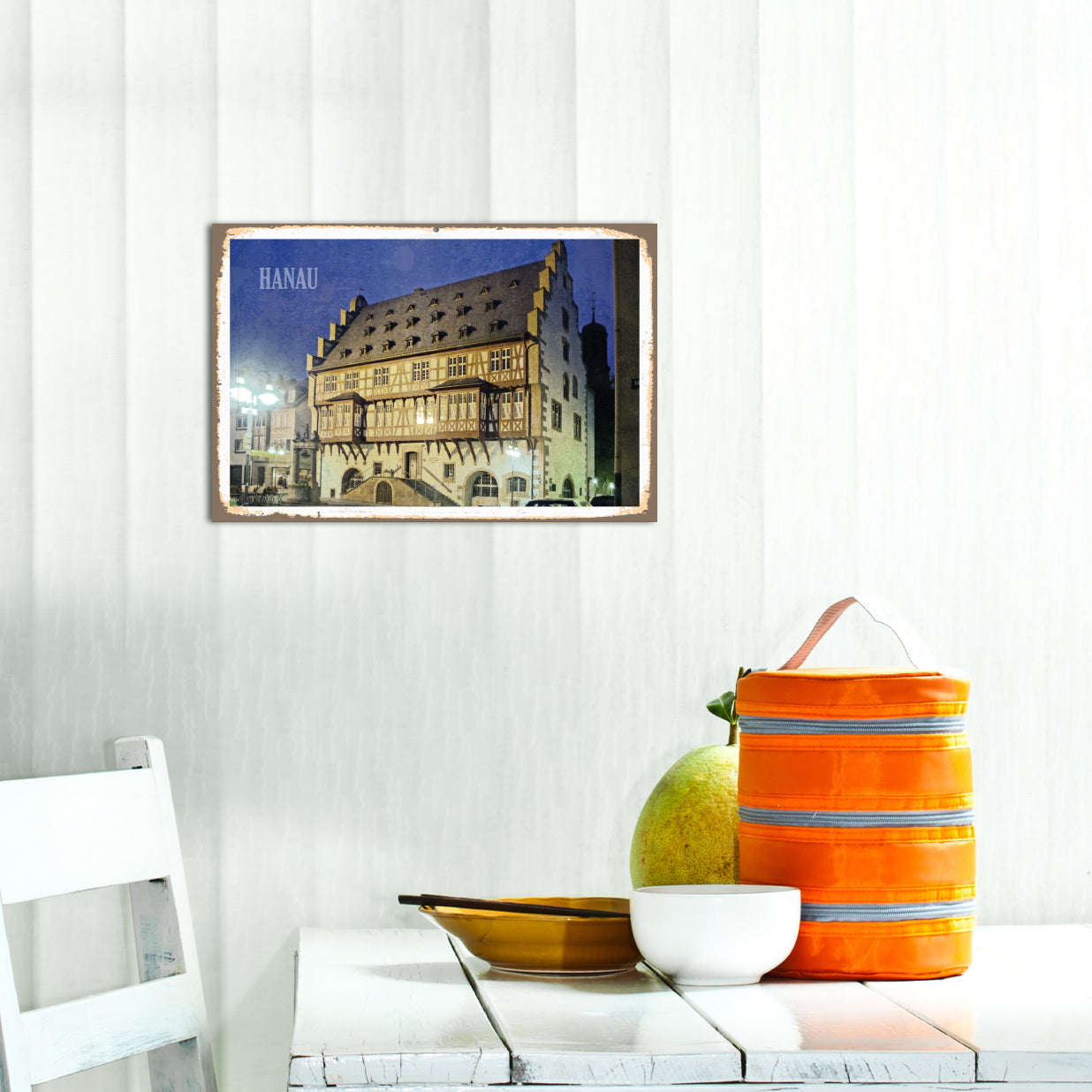 Blechschild - Hanau Wohnbeispiel