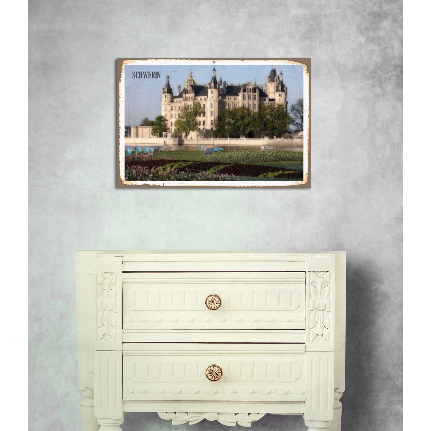 Blechschild - Schwerin Wohnbeispiel