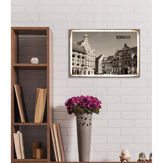 Blechschild - Memmingen Wohnbeispiel