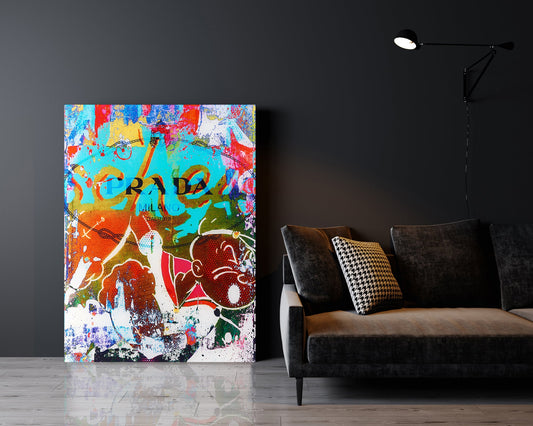 Acrylglasbild - POP-EYE Wohnbeispiel