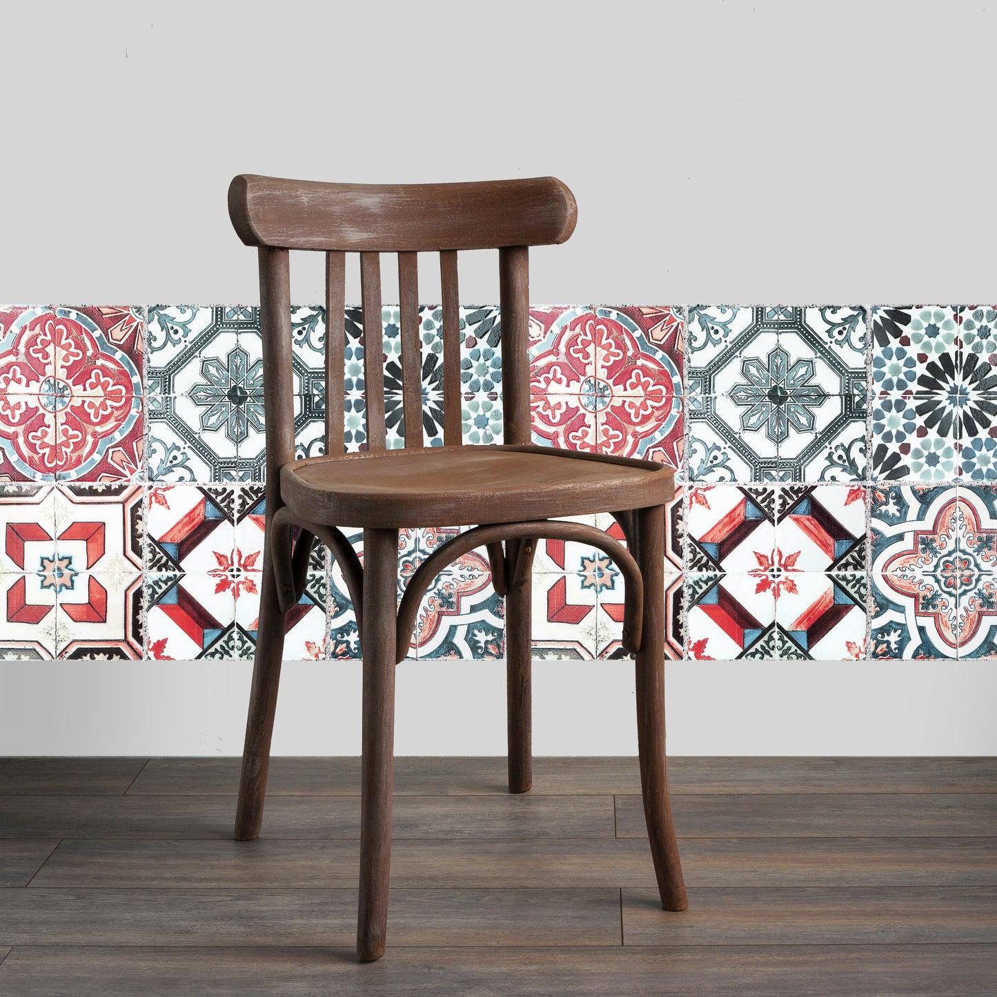 Stickerfliesen - Samara 12er-Set Wohnbeispiel