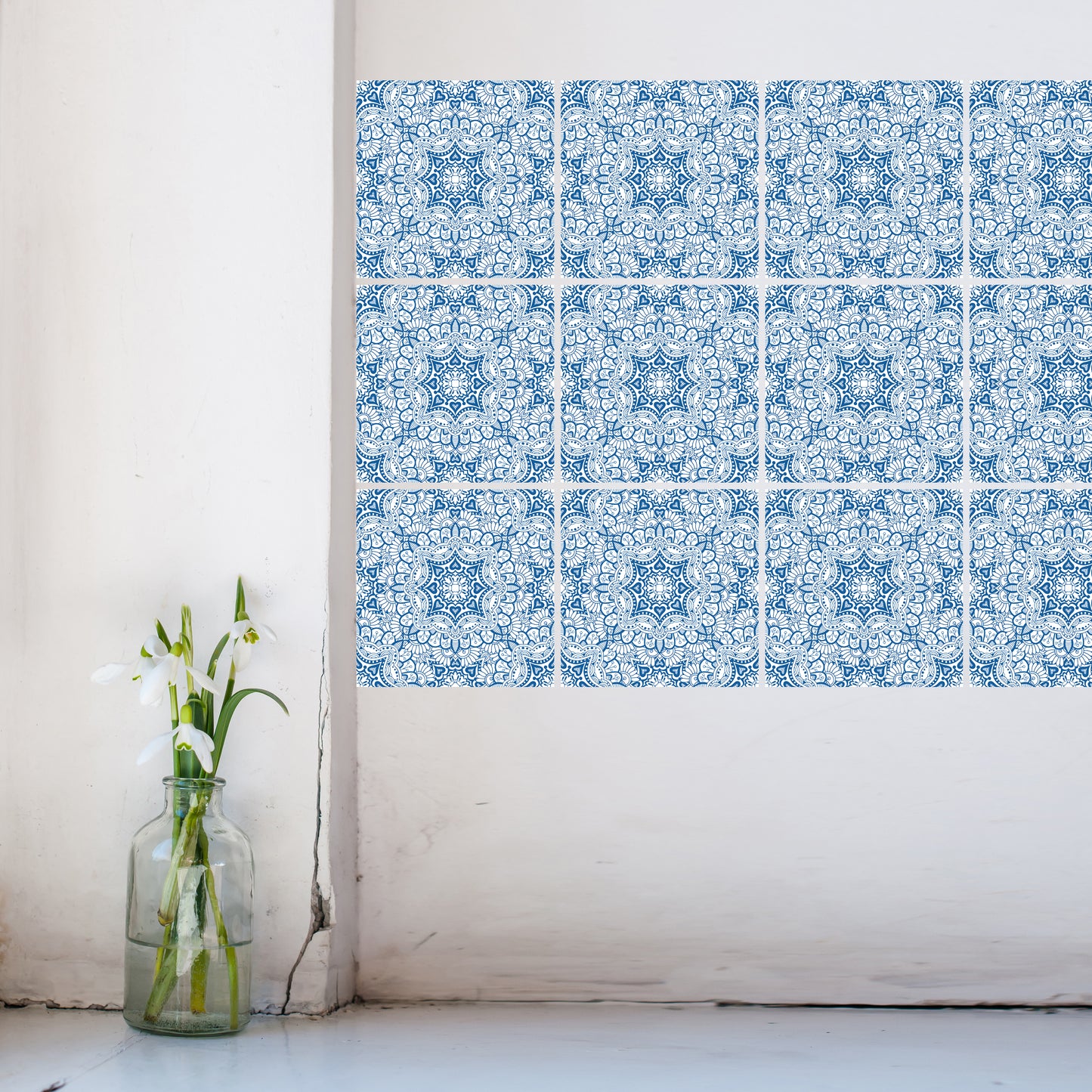 Stickerfliesen - Ilda 12er-Set Wohnbeispiel