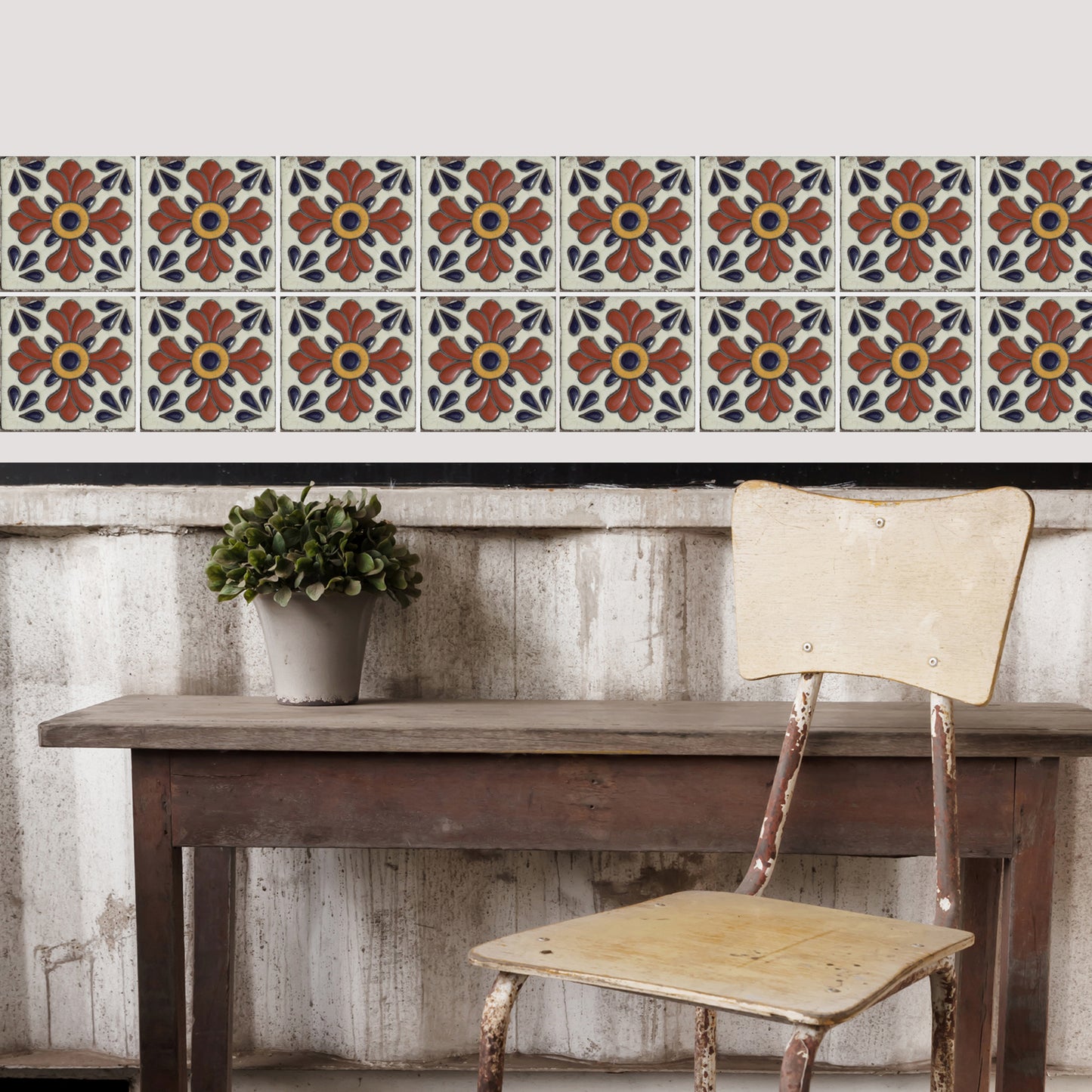 Stickerfliesen - Eleni 12er-Set Wohnbeispiel