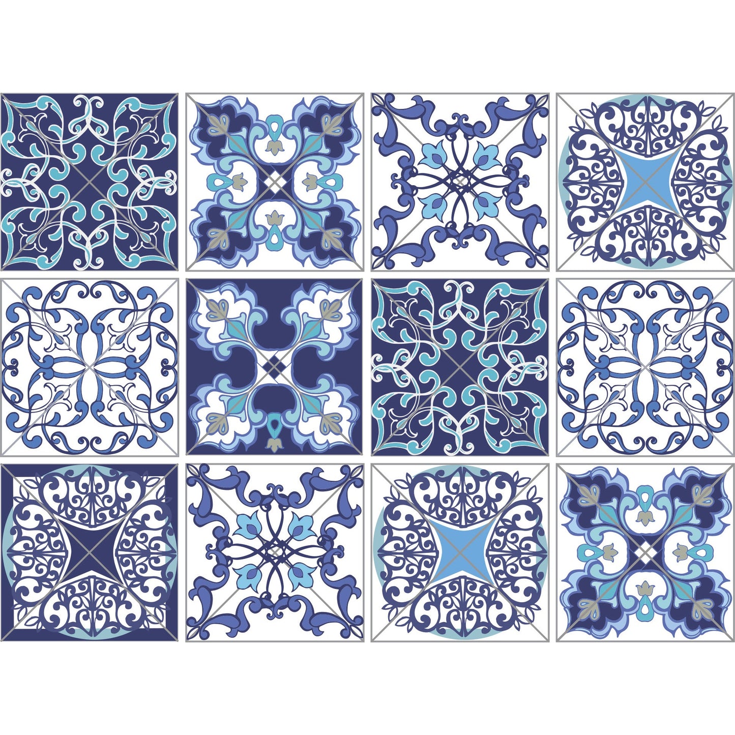 Stickerfliesen - Jody 12er-Set