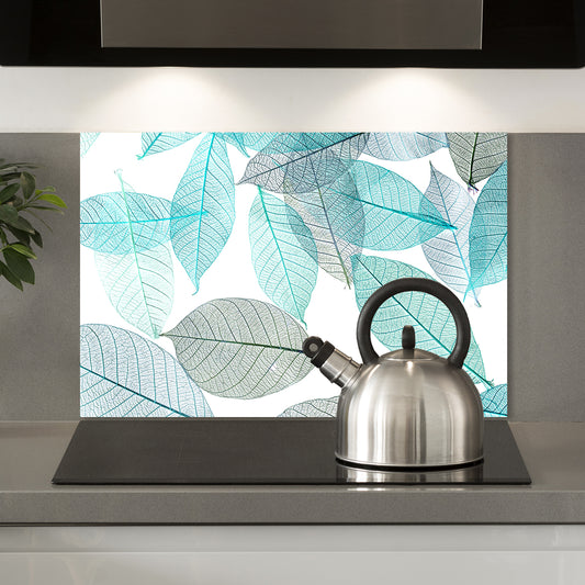 Spritzschutz - Leaves Wohnbeispiel