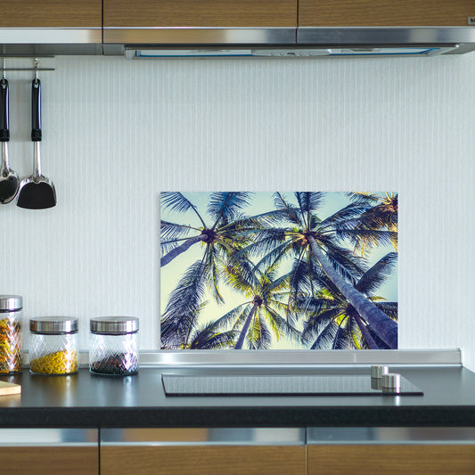Spritzschutz - Palms Tree Wohnbeispiel