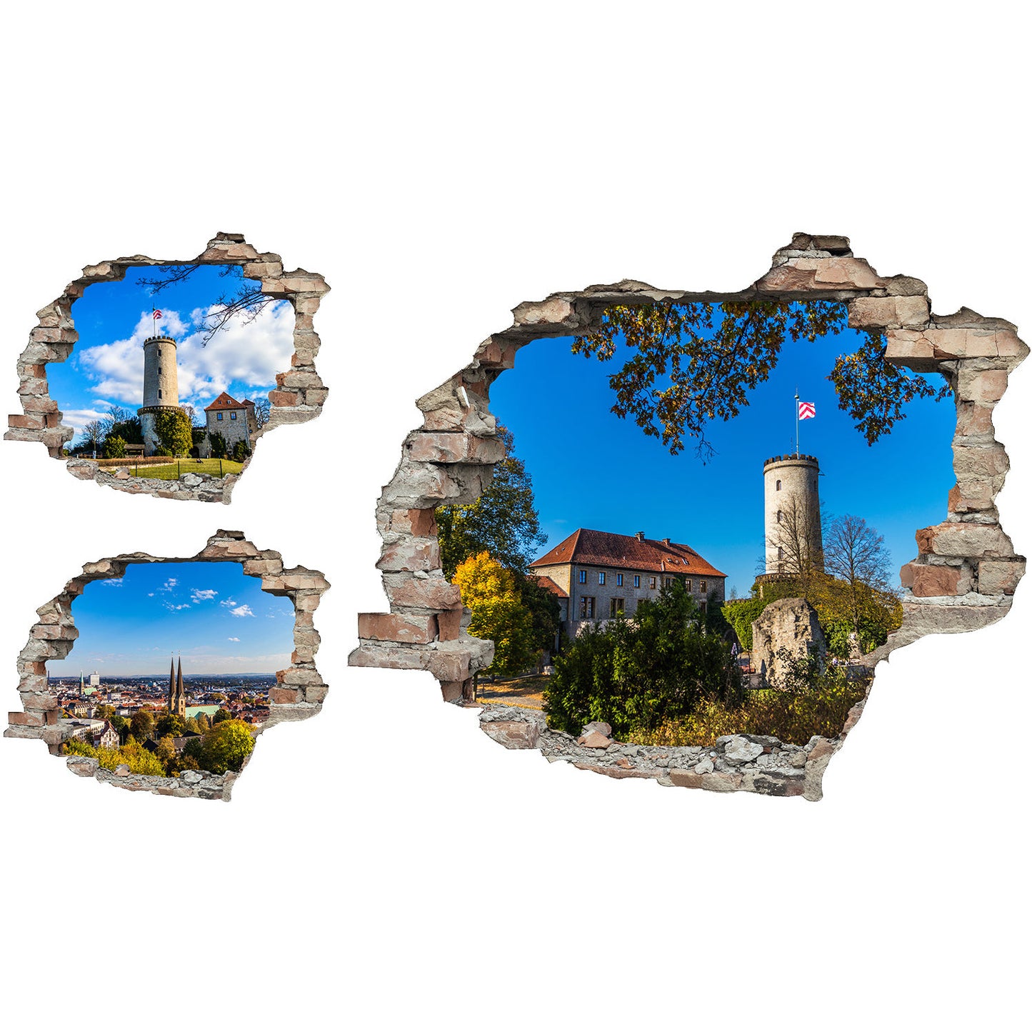 3D-Effekt - Sparrenburg