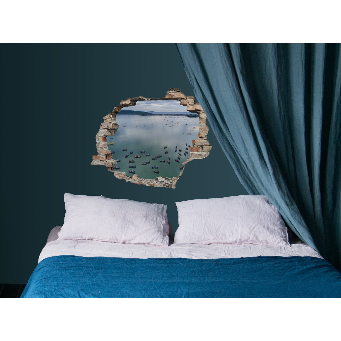 3D-Effekt - Fischfang Wohnbeispiel