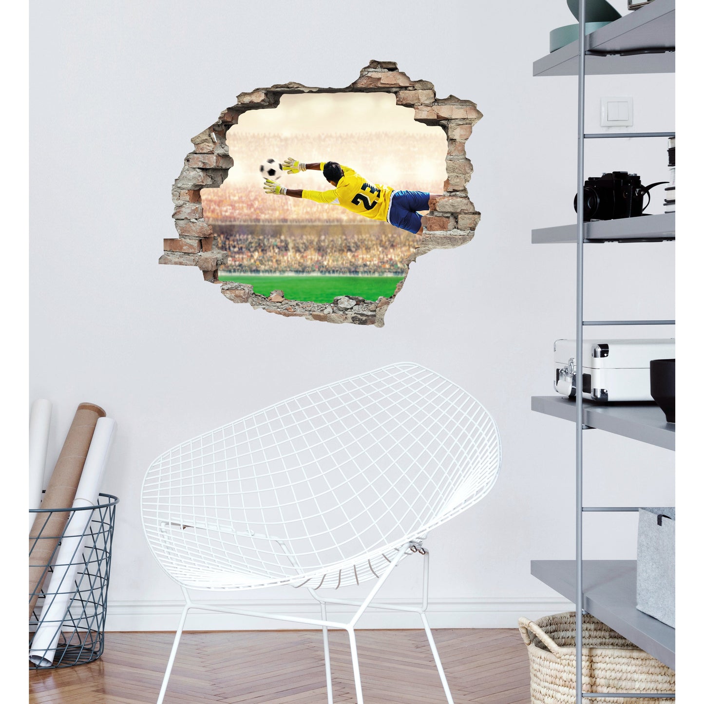 3D-Effekt - Torwart Wohnbeispiel