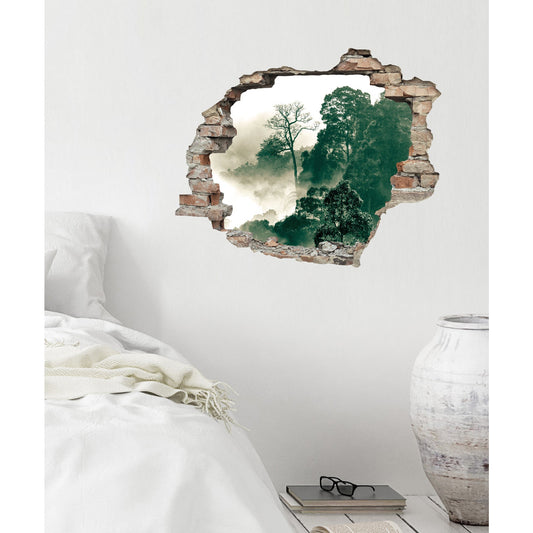 3D-Effekt - Nebelwald Wohnbeispiel