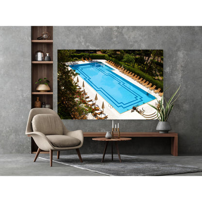 Acrylglasbild - Summertime Pool