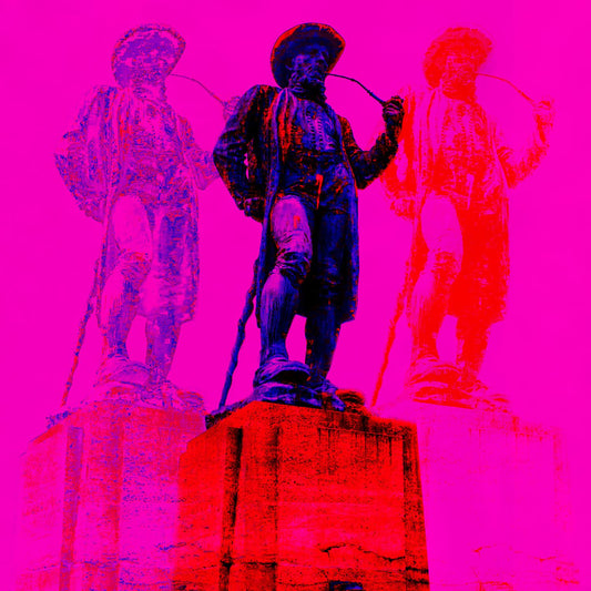 Acrylglasbild - Leineweber Pink