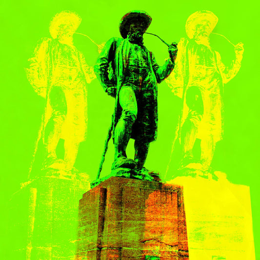 Acrylglasbild - Leineweber Grün