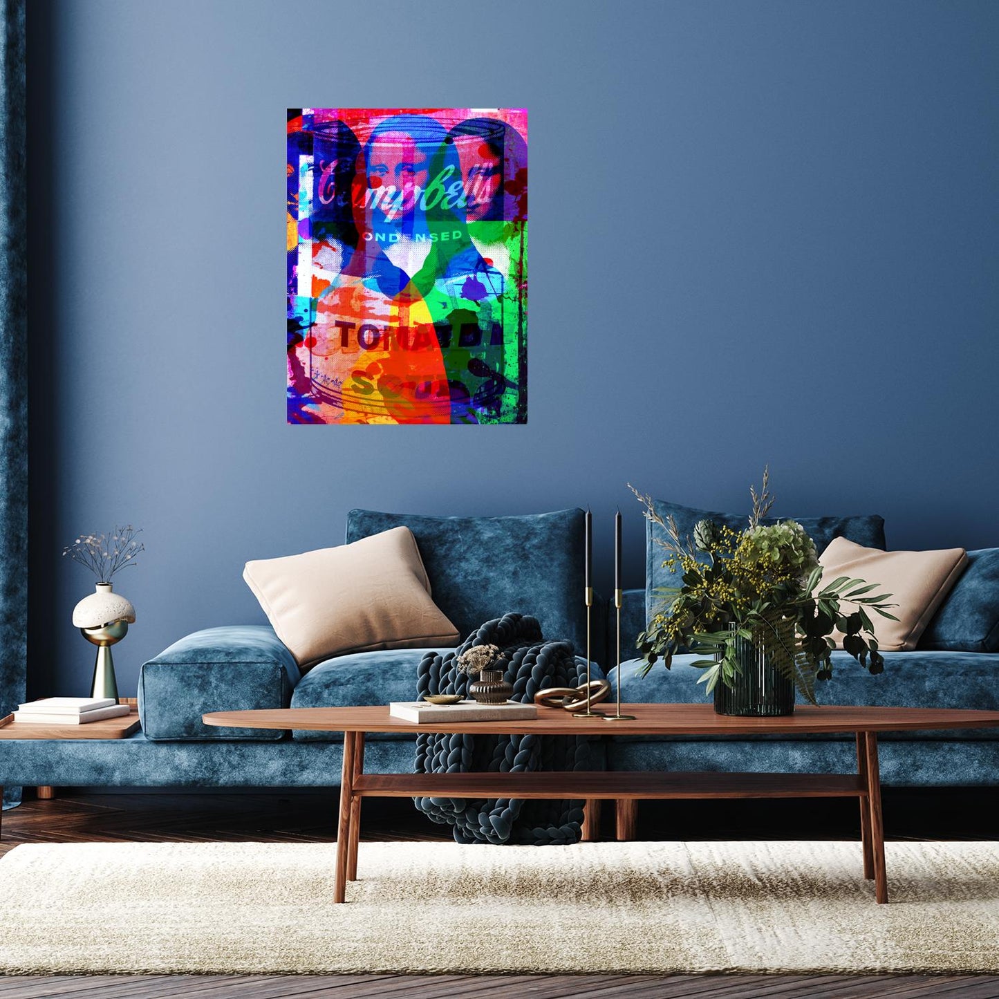 Acrylglasbild - Tomato Soup Colorful