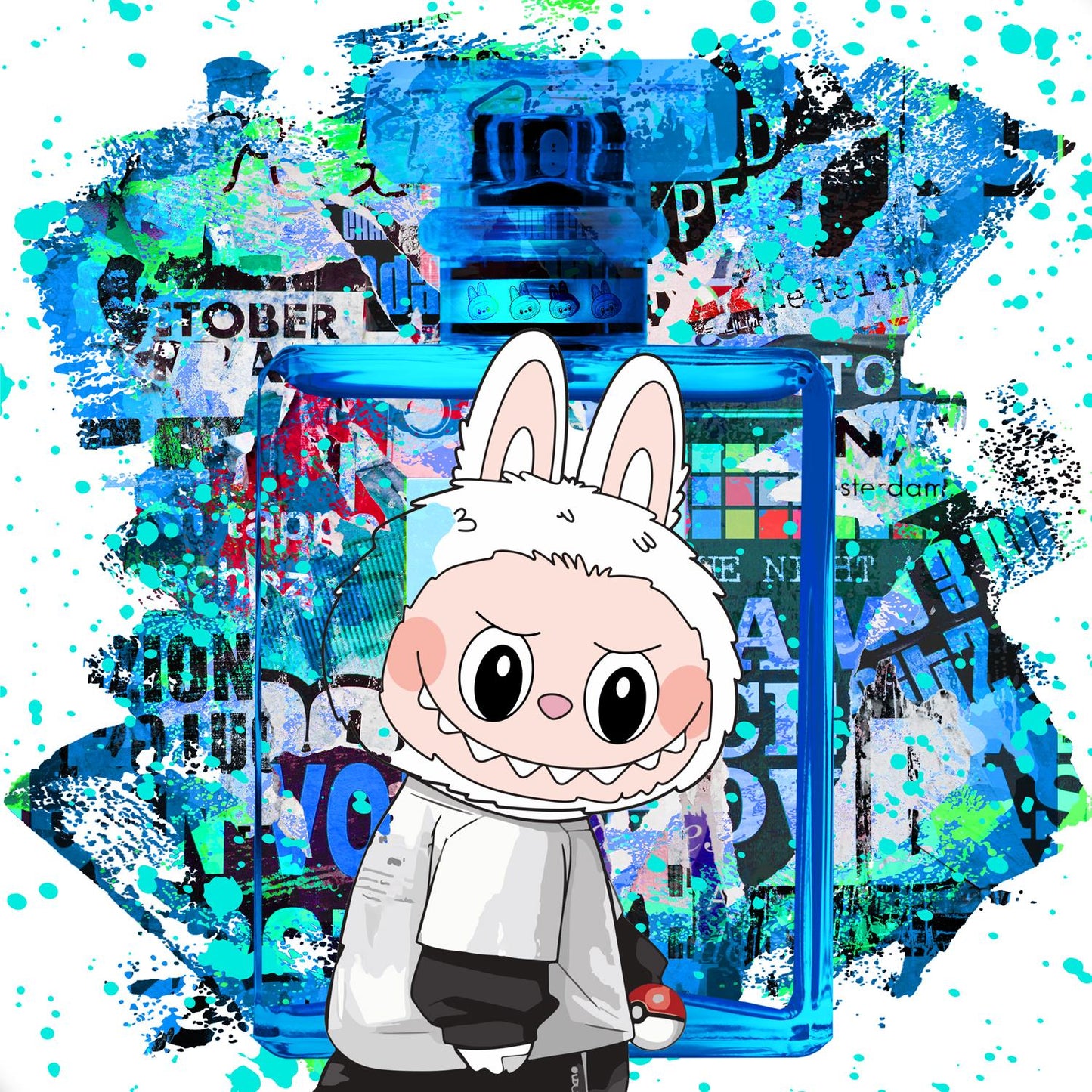 Acrylglasbild - Luxury Comic Monster