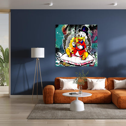 Acrylglasbild - Graffiti Donald
