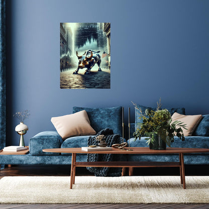 Acrylglasbild - Bull Börse