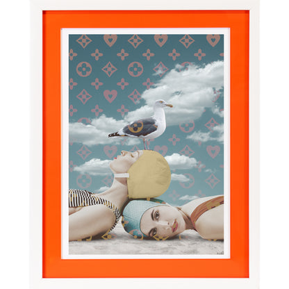 Rahmenbild mit Acrylpassepartout - Luxury