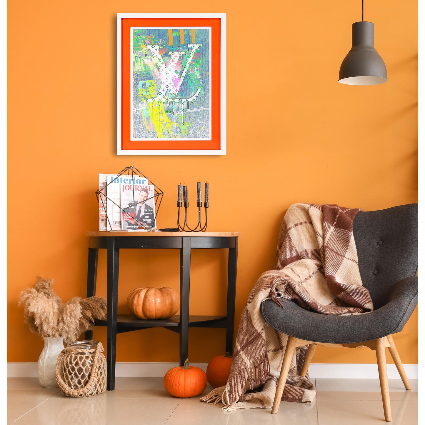 Framed picture with acrylic passepartout - Luxury Brand
