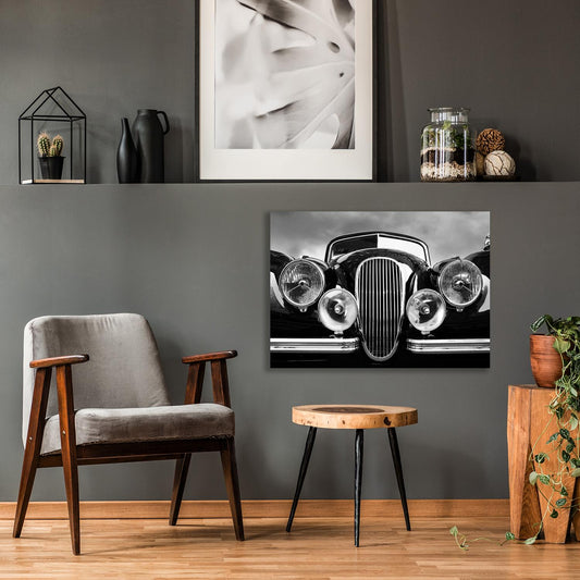 Aluminiumbild - Altes Auto