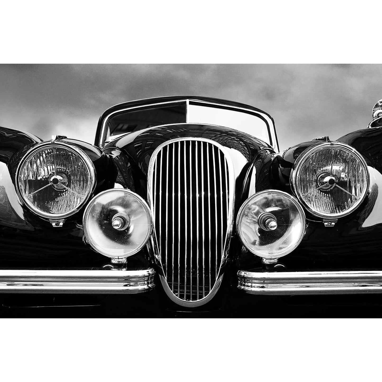 Aluminiumbild - Altes Auto