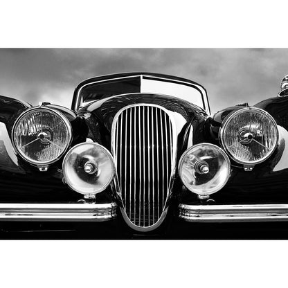 Aluminiumbild - Altes Auto