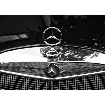 Aluminiumbild - Mercedesstern