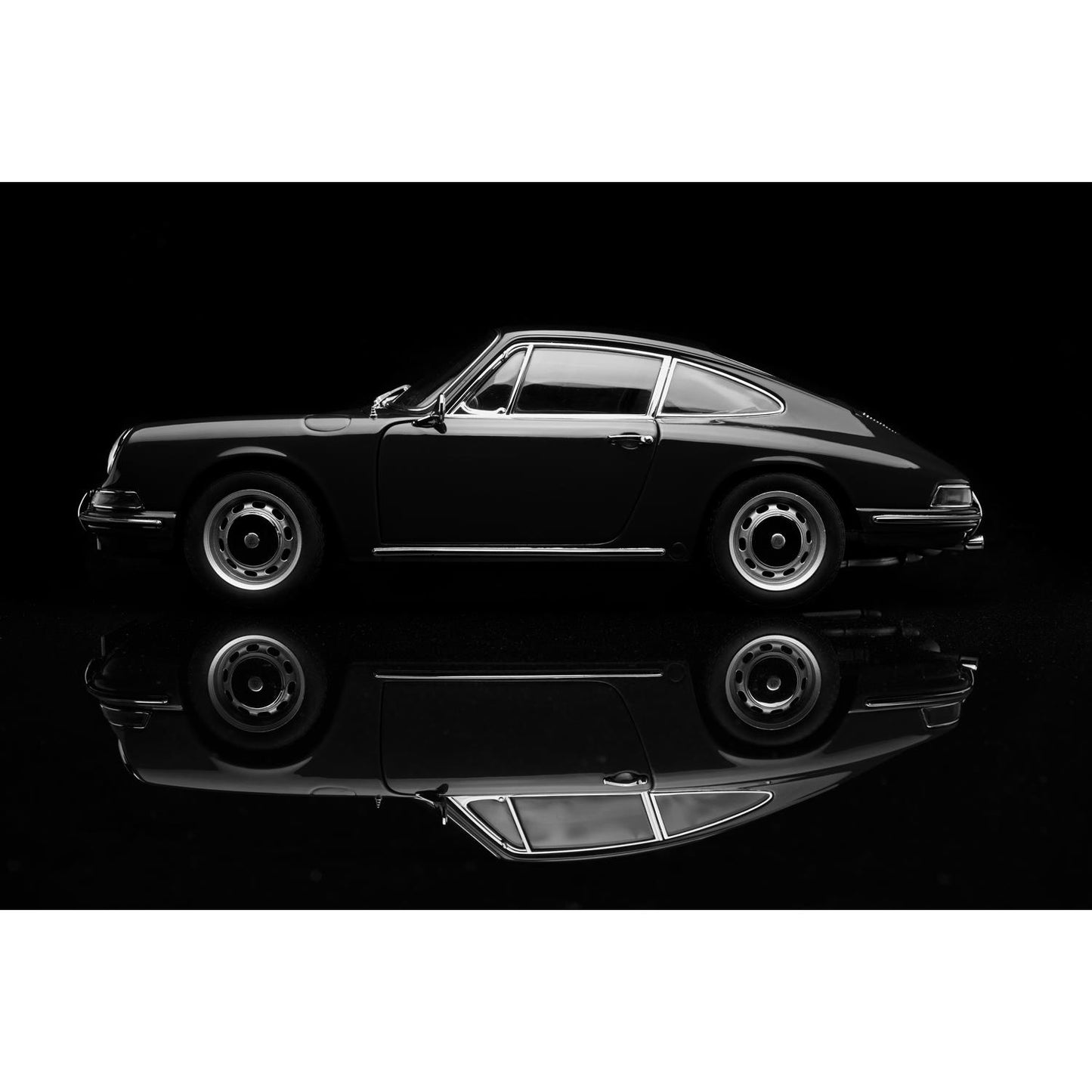 Aluminiumbild - Alter Sportwagen