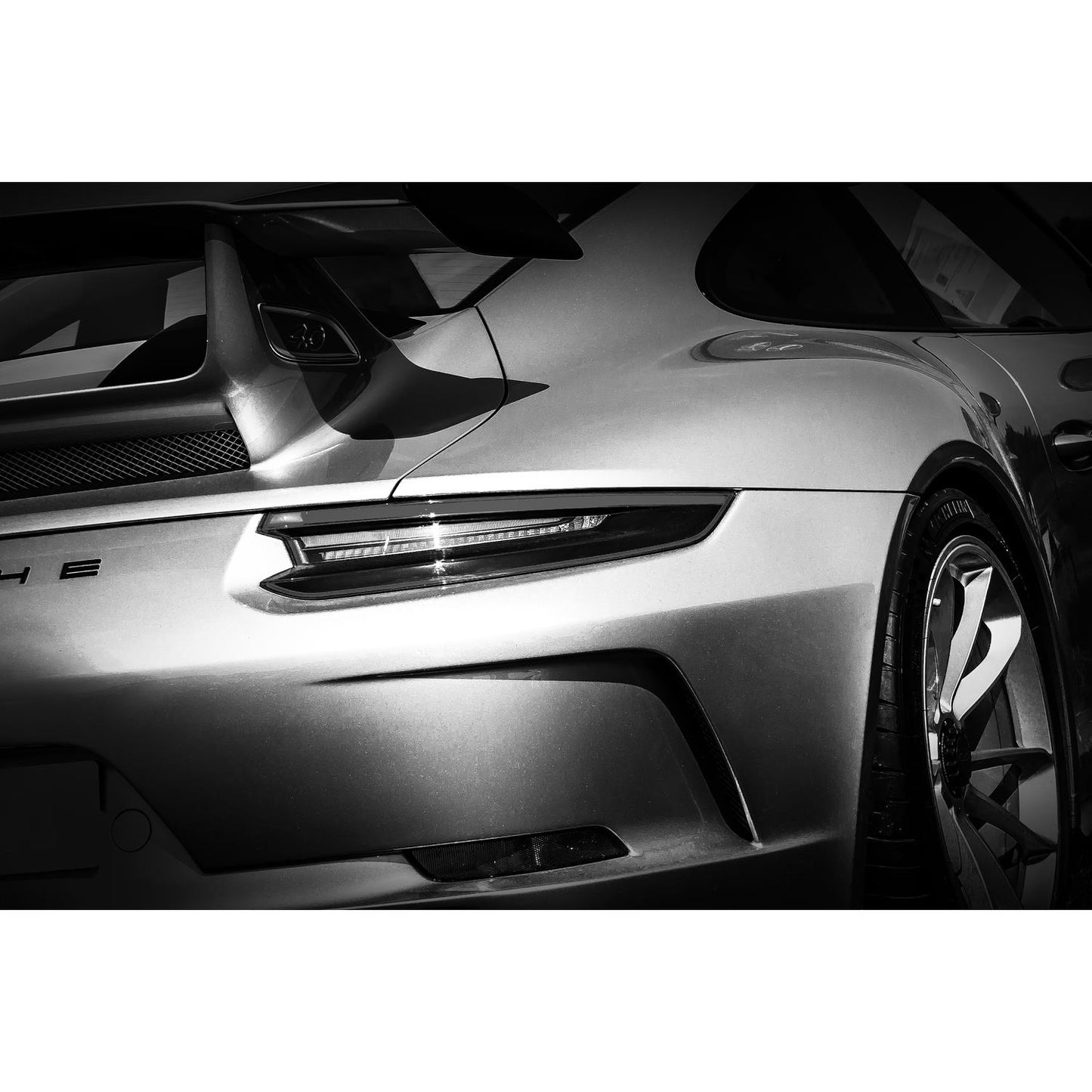 Aluminiumbild - Sportwagen