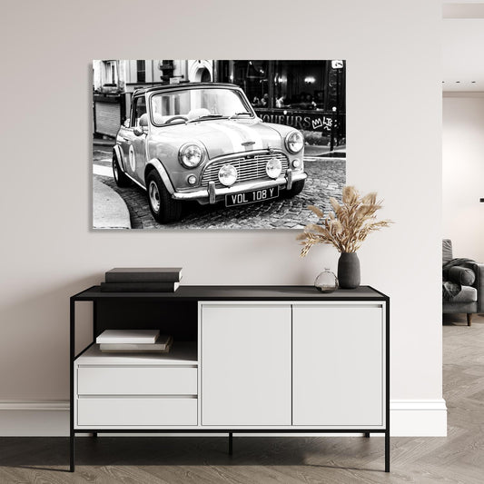 Aluminiumbild - Nummer 7 Oldtimer Wohnbeispiel