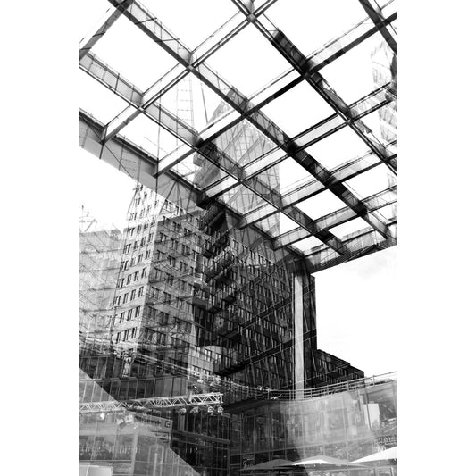 Aluminiumbild - Glass Buildings