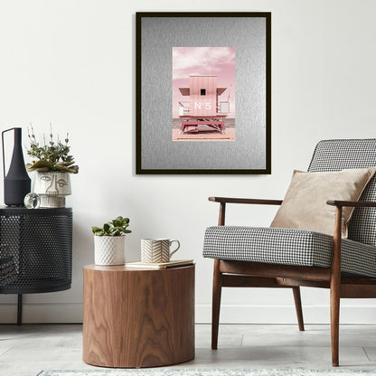 Rahmenbild mit Alupassepartout -  No. 5