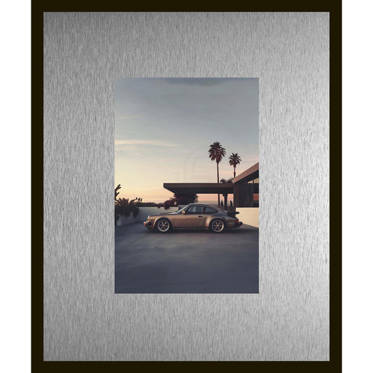 Rahmenbild mit Alupassepartout - Carrera Palms