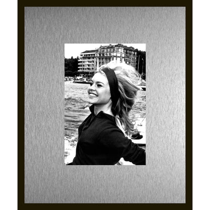 Rahmenbild mit Alupassepartout - Brigitte Bardot