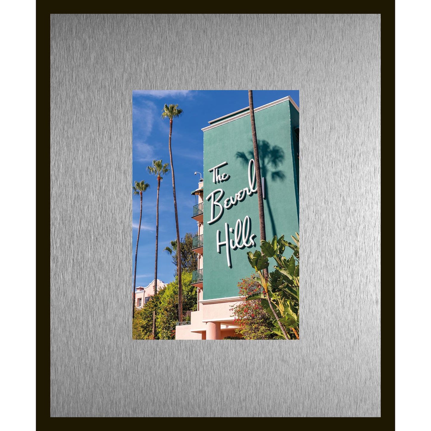 Rahmenbild mit Alupassepartout - The Beverly Hills