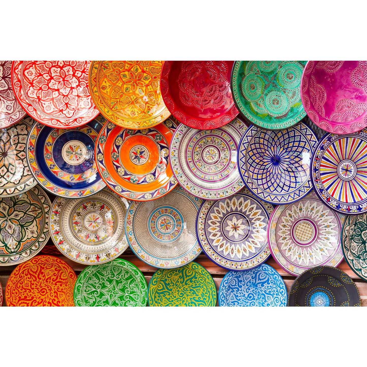 Leinwandbild - Orientalische Teller