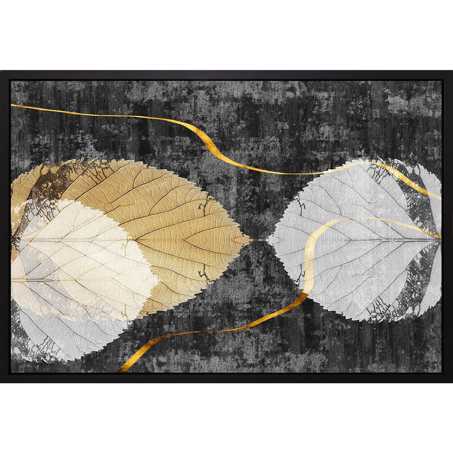 Leinwandbild mit Schattenfugenrahmen - Concept Zero 60x40cm