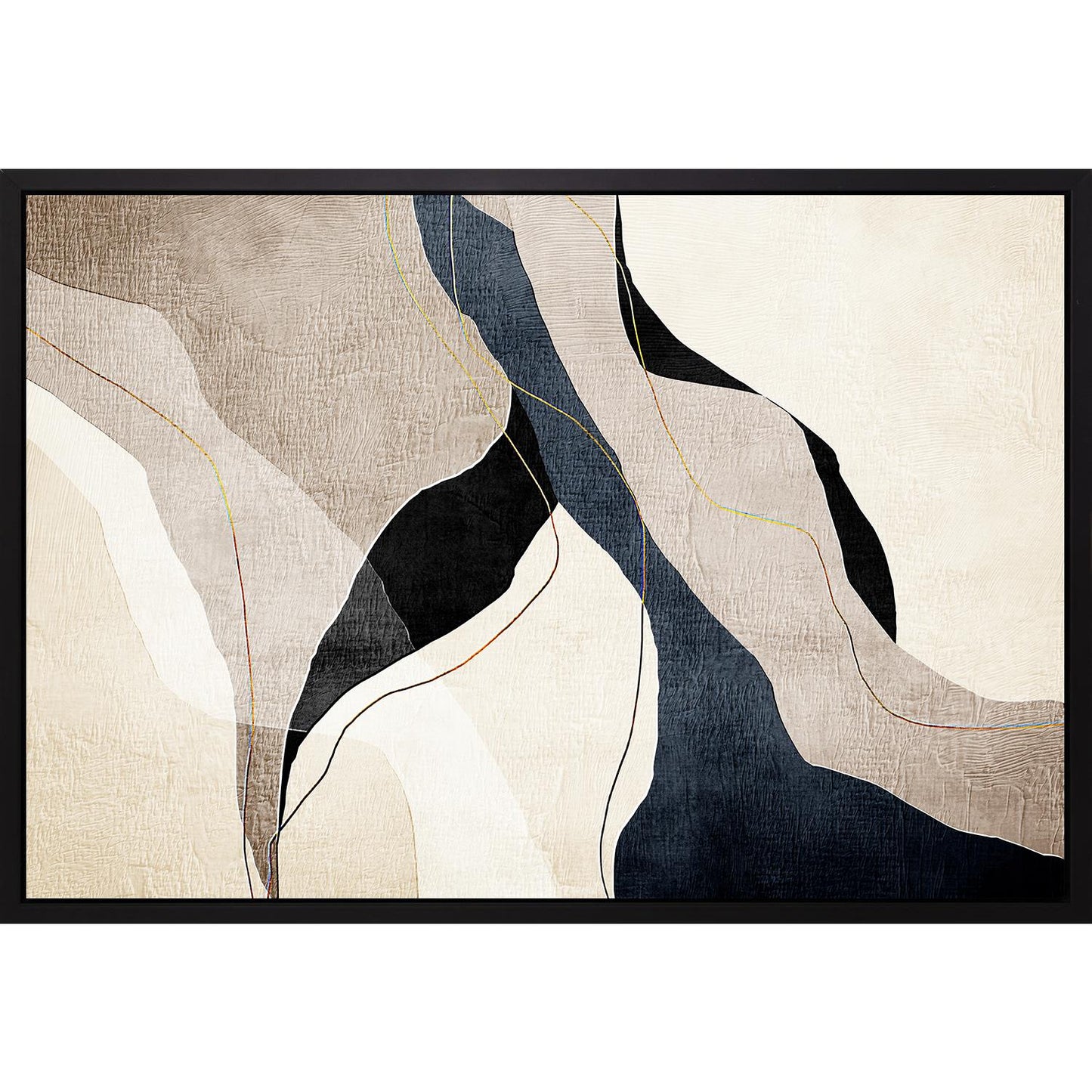 Leinwandbild mit Schattenfugenrahmen - Aura Frame 60x40cm