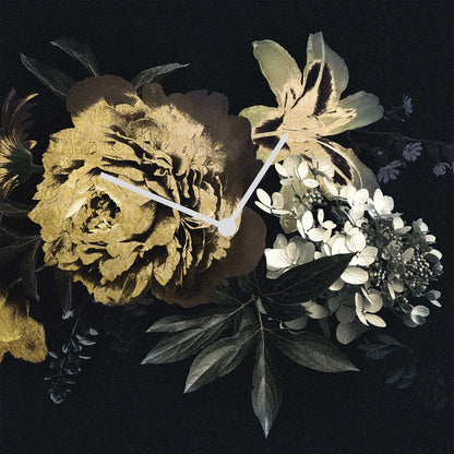 Flower Royale Blattgold-Uhr