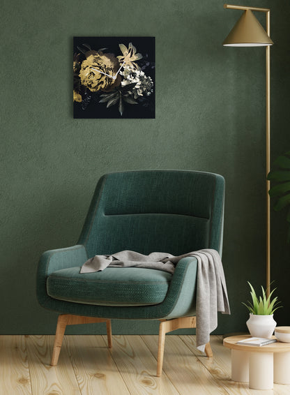 Flower Royale Blattgold-Uhr