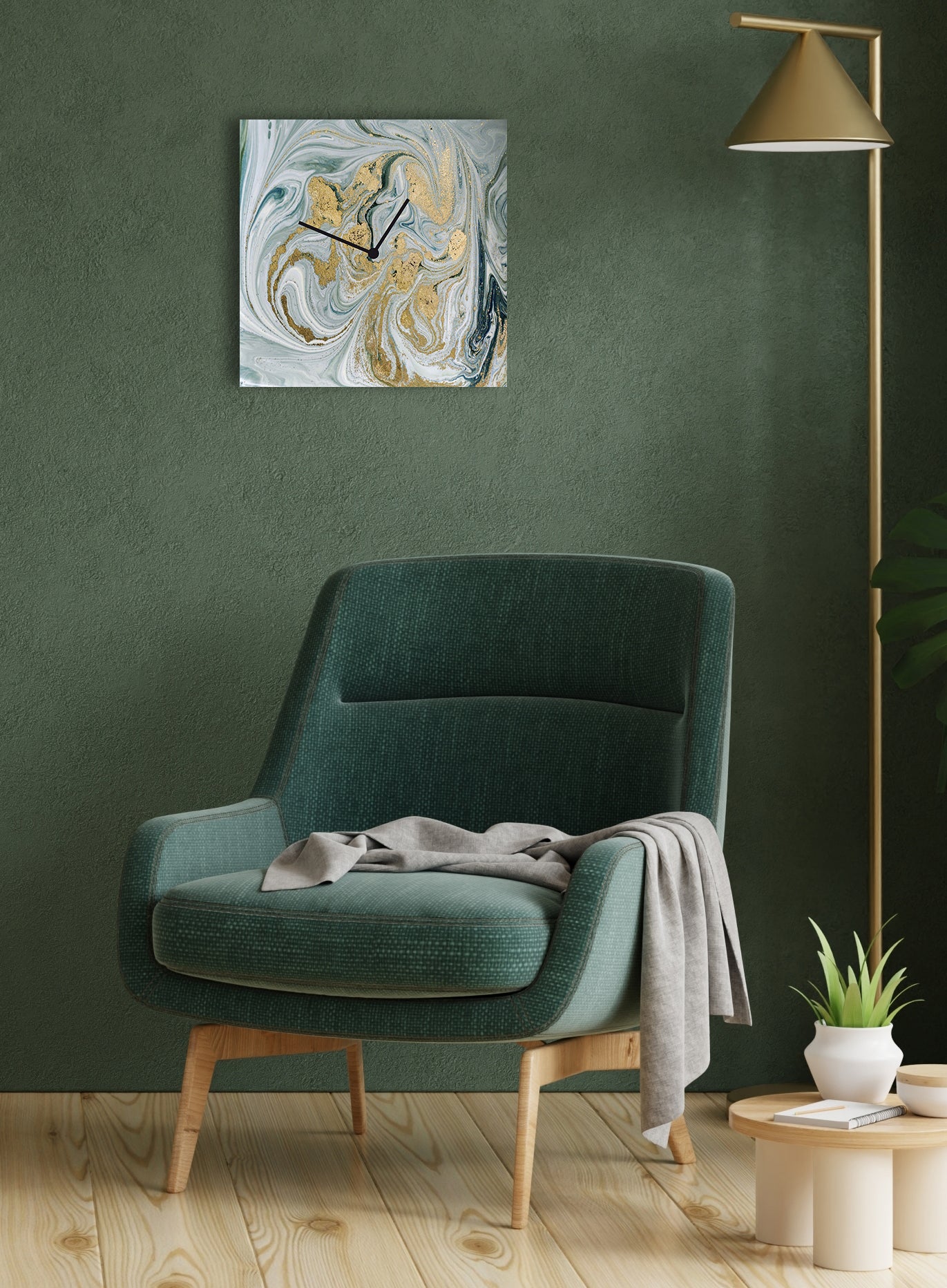 Aurelius Prime Blattgold-Uhr