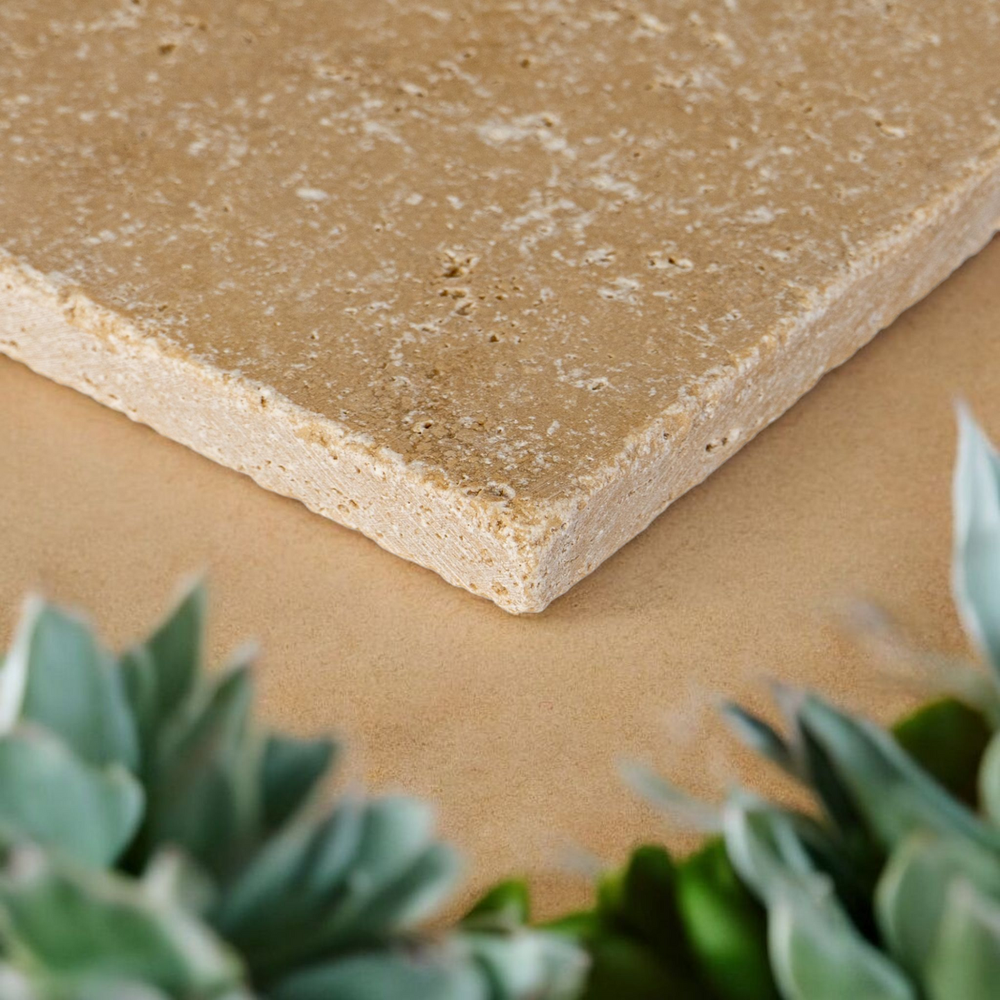 Steinuntersetzer-Set - Grüne und Rote Ornamente