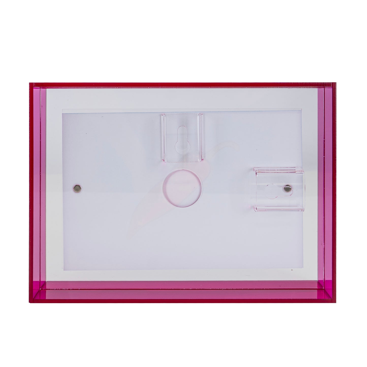 Acrylglas Bilderrahmen - Neon Pink