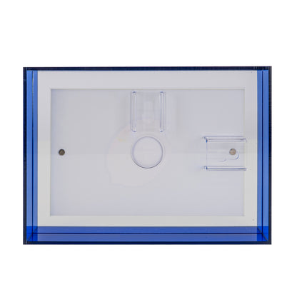 Acrylglas Bilderrahmen - Neon Blau
