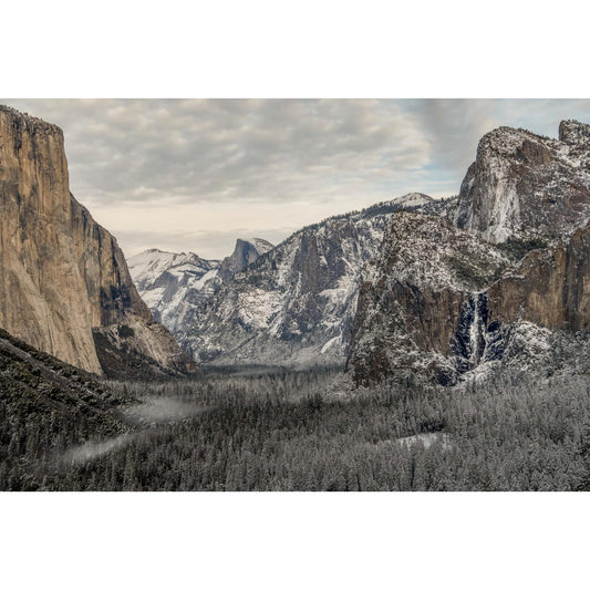 Acrylglasbild - YOSEMITE VALLEY AFTER SNOWSTORM 2 3