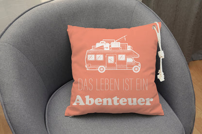 Outdoor Kissenbezug - Das Leben ist ein Abenteuer