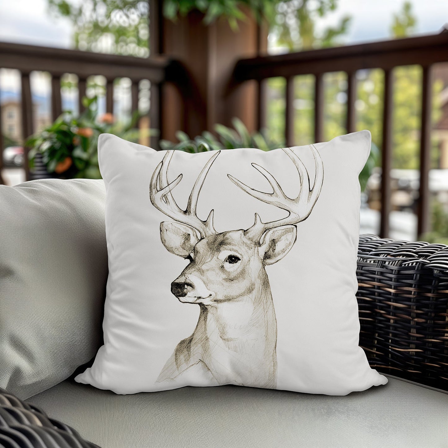 Outdoor Kissenbezug - Deer