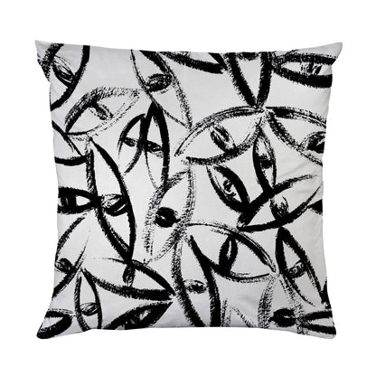 Kissenbezug - Schwarze Augen