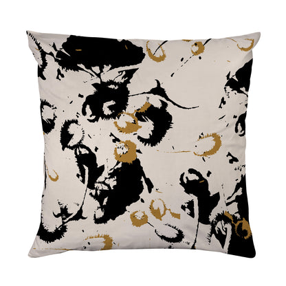 Kissenbezug - Black and Golden Splashs